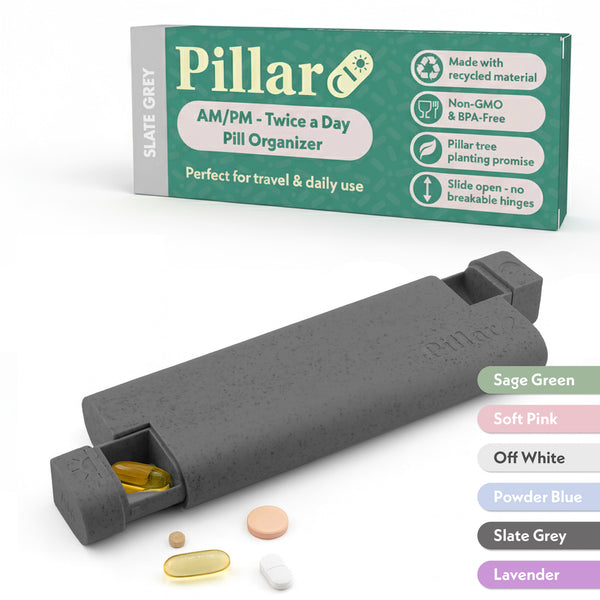Pillar AM/PM - Twice a Day - 7-Day Pill Organiser