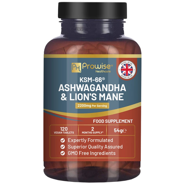 Prowise - Ashwagandha and Lions Mane Tablets