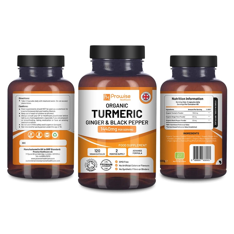 Prowise Organic Turmeric Pepper & Ginger