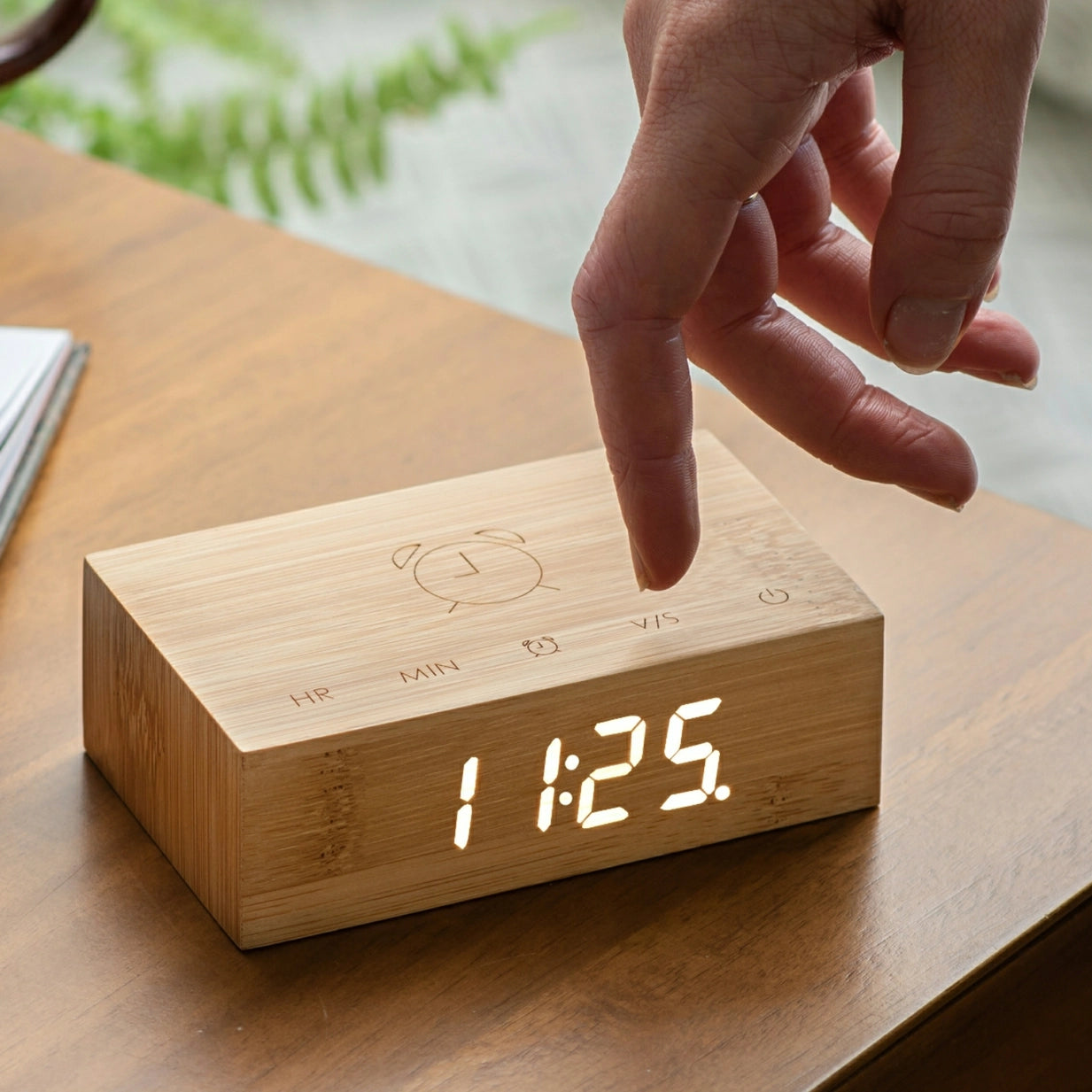 Gingko Flip Click Clock