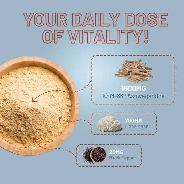 Prowise - Ashwagandha and Lions Mane Tablets