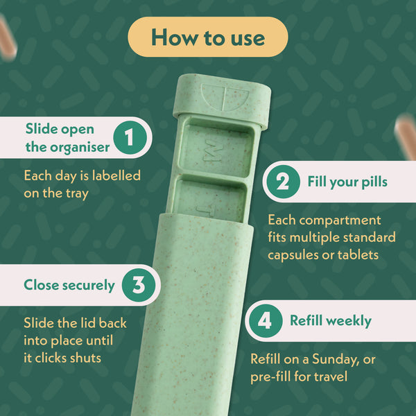 Pillar - 7-Day Pill Organiser