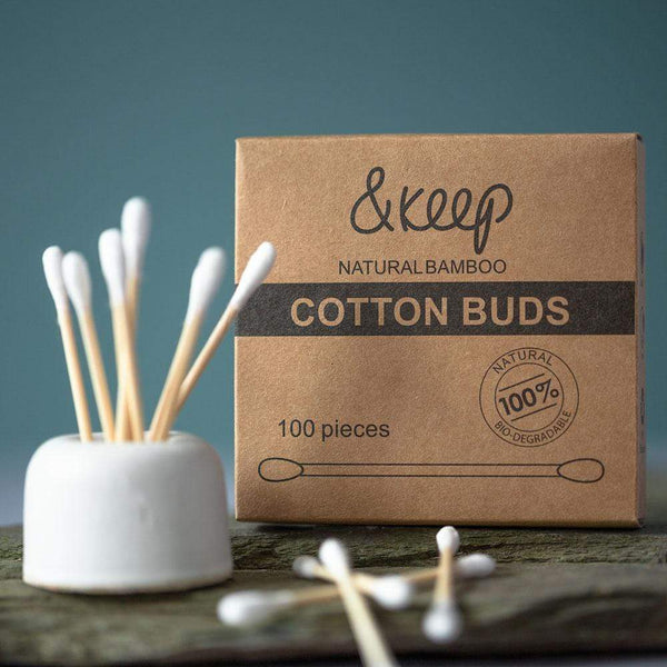&Keep - Bamboo Cotton Buds - Pack of 100