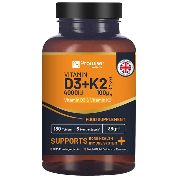 Prowise - Vitamin D3 (4000IU) & K2 MK7 Tablets