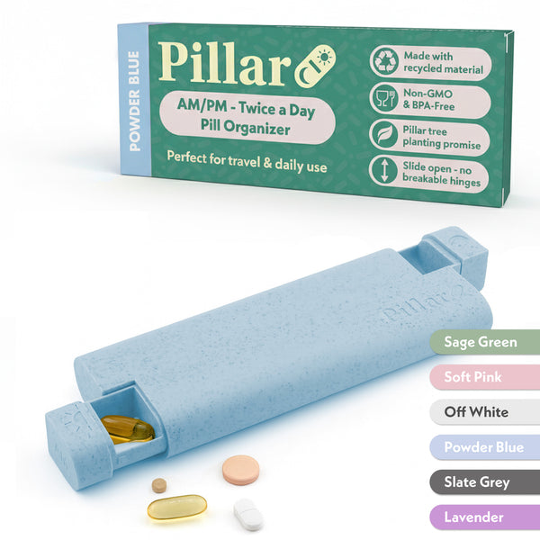 Pillar AM/PM - Twice a Day - 7-Day Pill Organiser