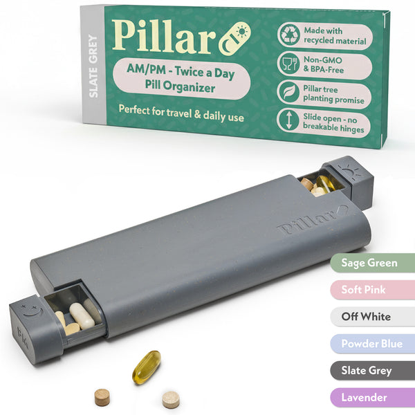 Pillar AM/PM - Twice a Day - 7-Day Pill Organiser