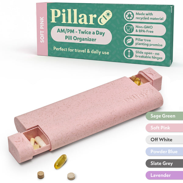 Pillar AM/PM - Twice a Day - 7-Day Pill Organiser