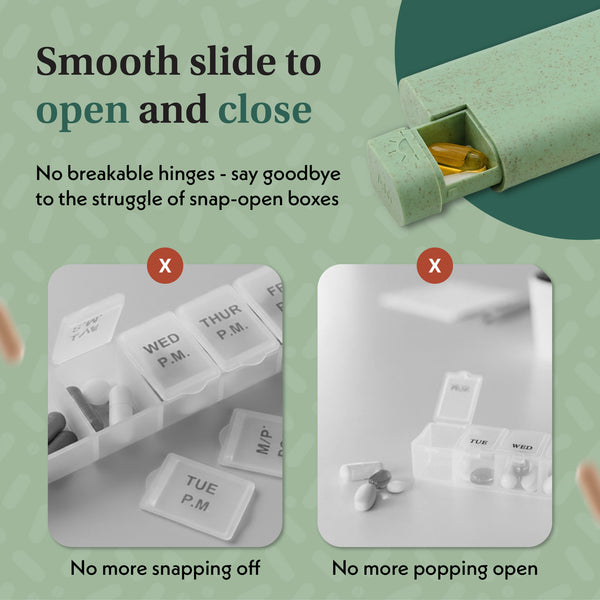 Pillar AM/PM - Twice a Day - 7-Day Pill Organiser